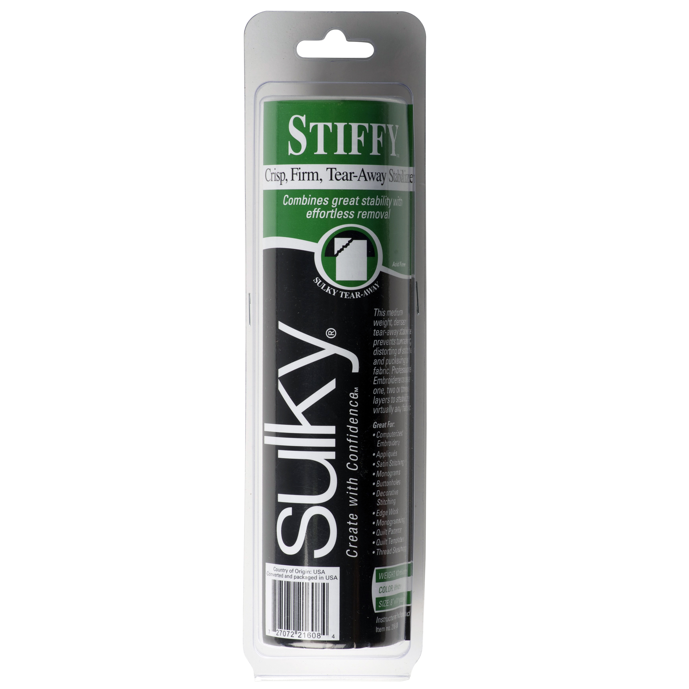 Sulky Stiffy™ Stabilizer - 8'' x 11 yd. Roll Questions & Answers