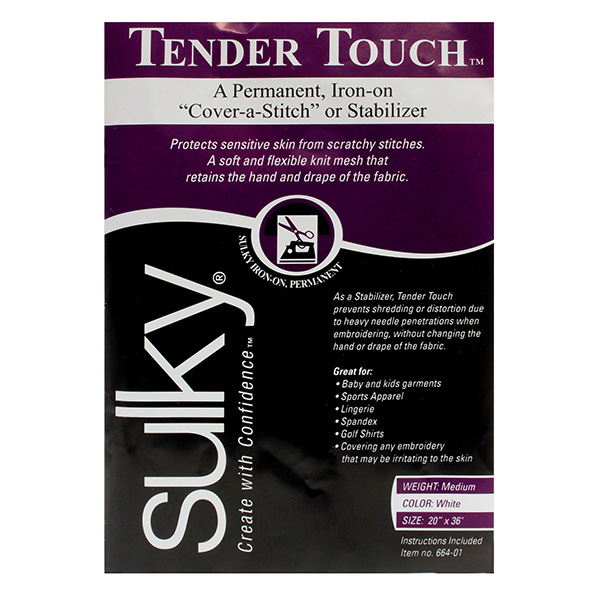 Sulky Tender Touch Stabilizer - White - 20" x 1 yd. Pkg. Questions & Answers