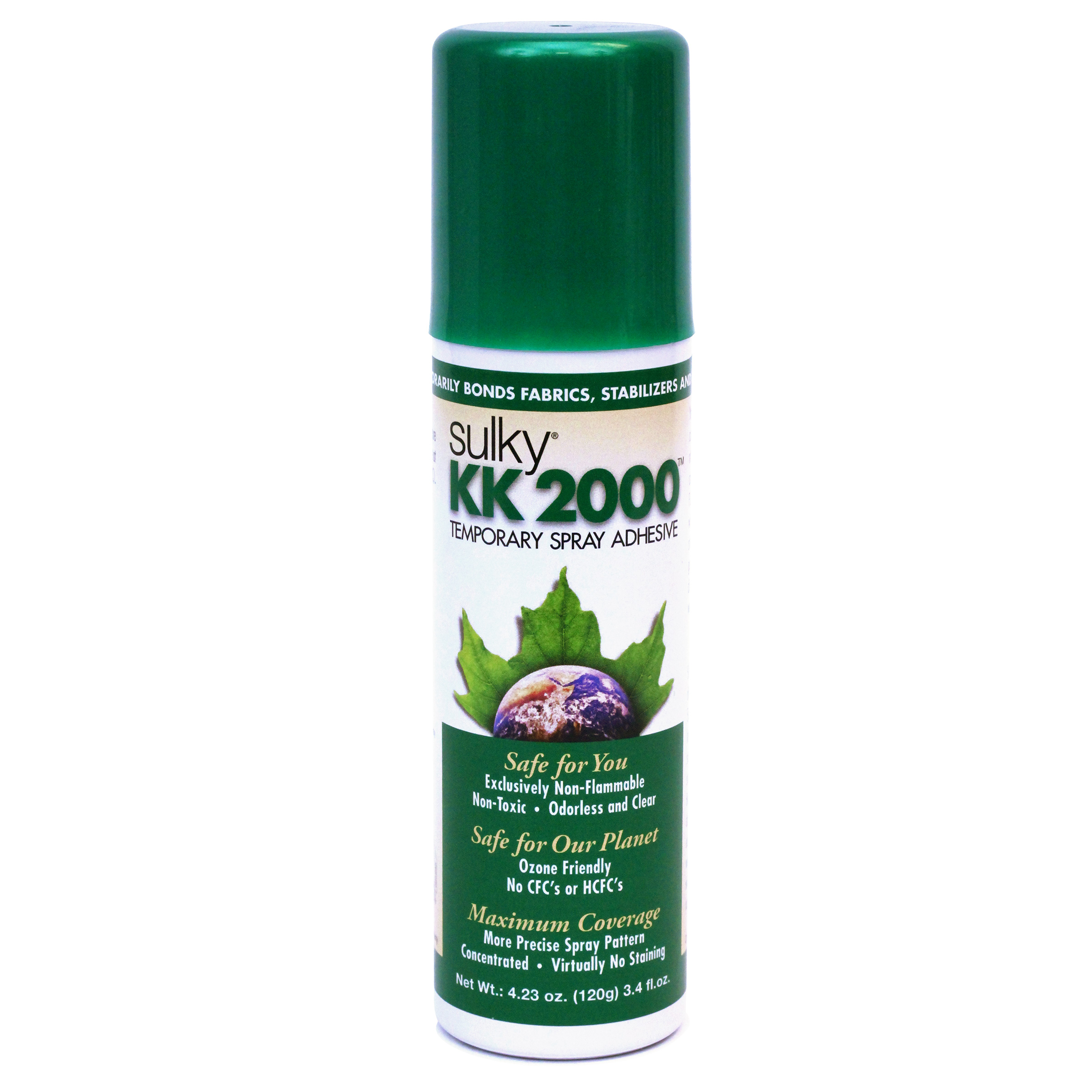 How can I combine Sulky KK 2000 Temporary Spray Adhesive (not water soluble) and Sulky Solvy or Super Solvy?