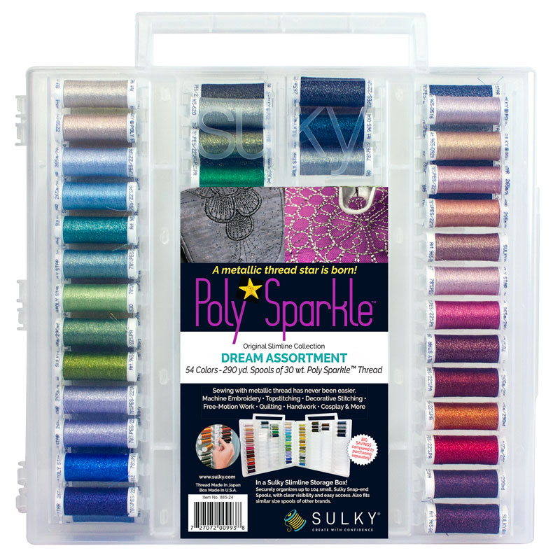 Poly Sparkle Dream Slimline Thread Collection - 54 spools Questions & Answers