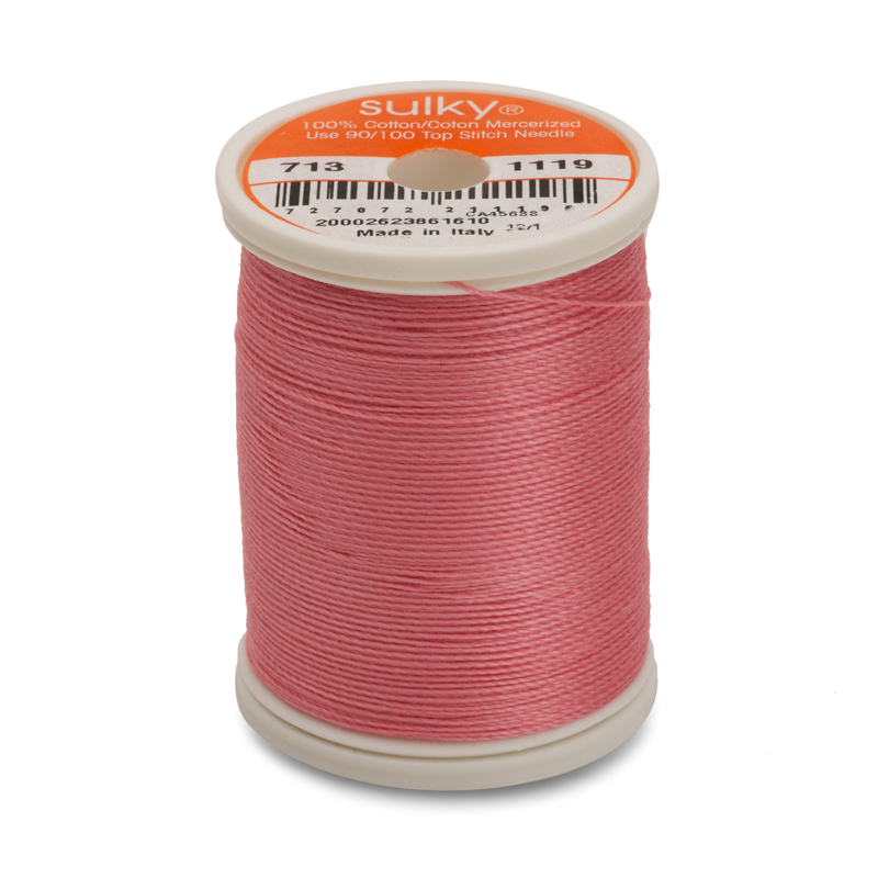 Sulky 12 Wt. Cotton Thread - Dk. Mauve - 300 yd. Spool Questions & Answers