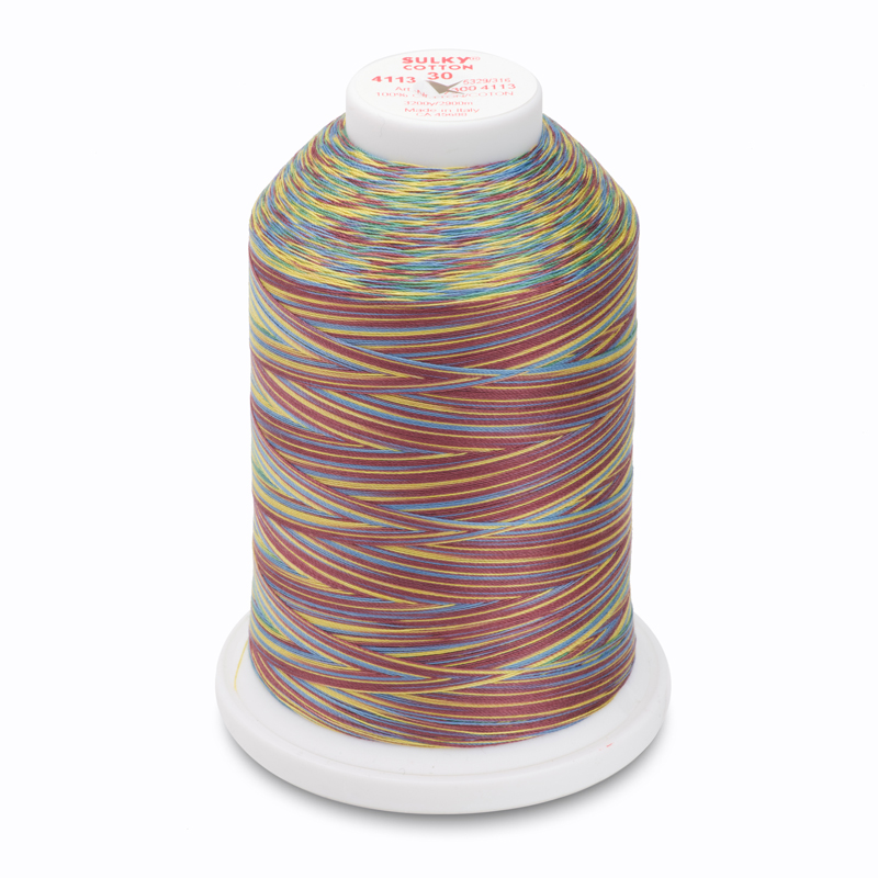 Sulky 30 Wt. Cotton Blendables Thread - Country Decor - 3,200 yd. Jumbo Cone Questions & Answers