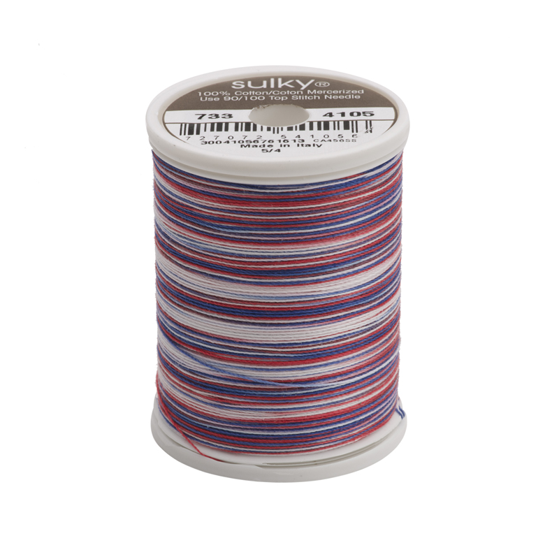 Sulky 30 Wt. Cotton Blendables Thread - America - 500 yd. Spool Questions & Answers