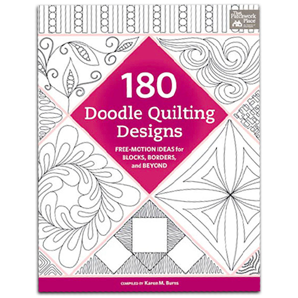 180 Doodle Quilting Designs Book - By Karen M. Burns Questions & Answers