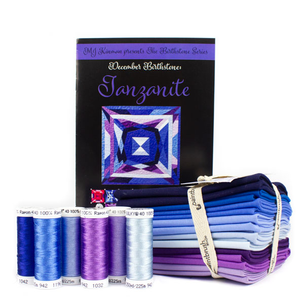 The Birthstone Series by MJ Kinman - Thread, Fabric, and Pattern Kit - December Tanzanite Questions & Answers