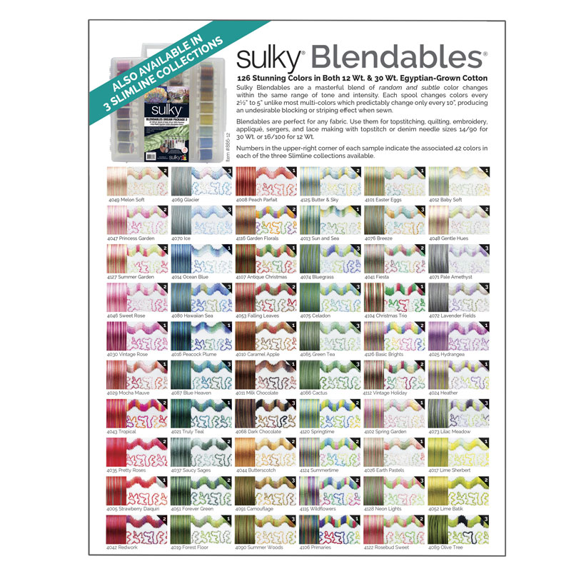 Sulky Blendables Paper Chart  Questions & Answers