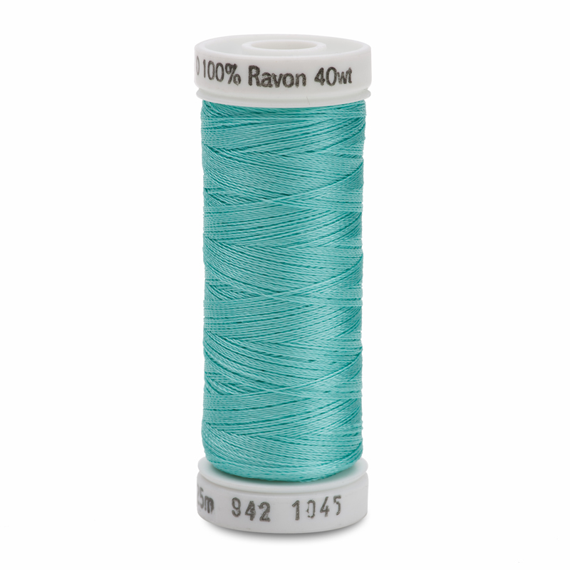 Sulky 40 Wt. Rayon Thread- Lt. Teal - 250 yd. Spool Questions & Answers