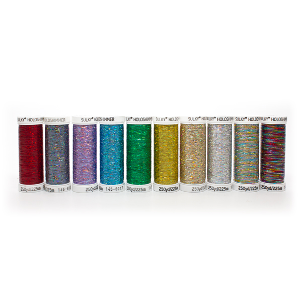Sulky Holoshimmer Metallic Thread - Heavenly Assortment - 250 yd. Spools Questions & Answers