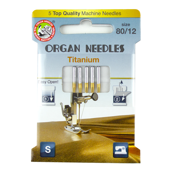 Organ® Needles Titanium Size 80/12 - 5 Needles Per Pack Questions & Answers