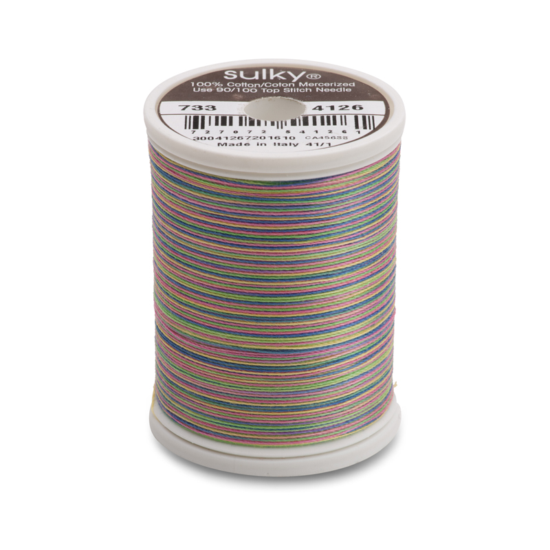 Sulky 30 Wt. Cotton Blendables Thread - Basic Brights - 500 yd. Spool Questions & Answers