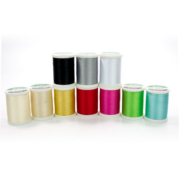 40 Wt. PolyDeco Thread - Top 10 Grooviest Assortment - 900 yd. Spools Questions & Answers