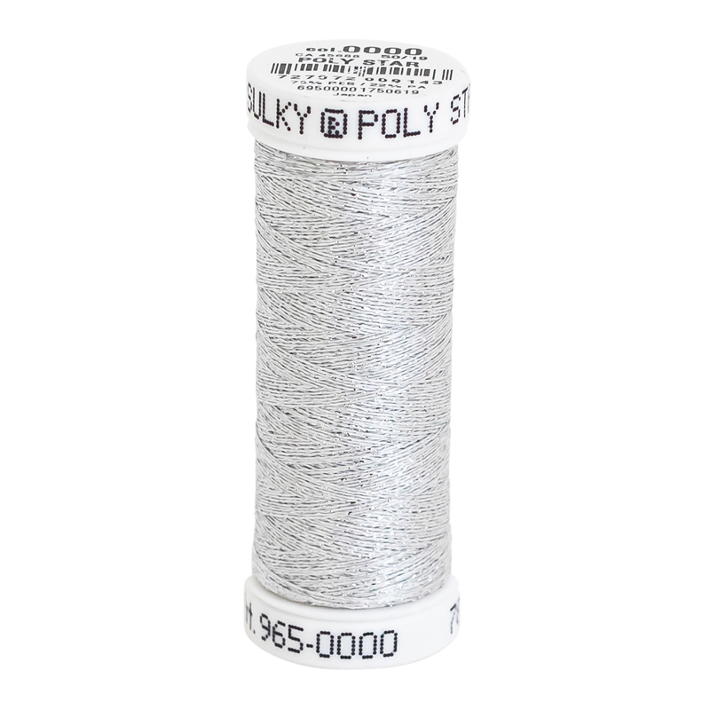 Sulky 30 Wt. Poly Sparkle™ Thread - Dove Gray with Silver Sparkle - 290 yd. Spool Questions & Answers