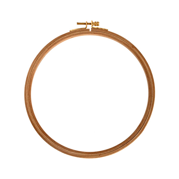 Which German wooden hoop would be the most useful doing free motion embroidery on my Bernina 880, with a 12' bed.