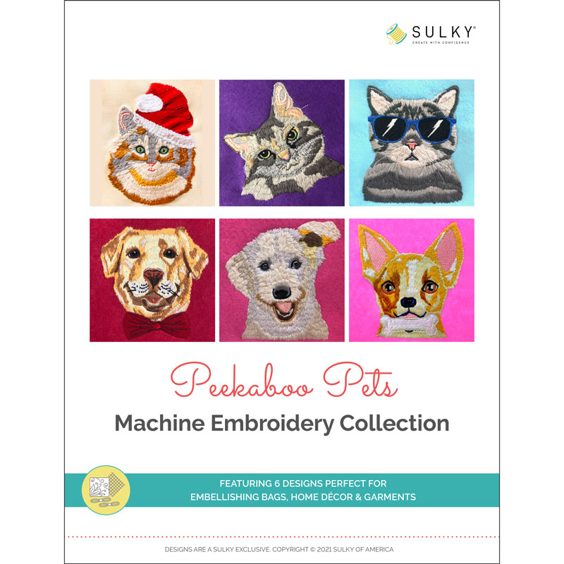 can the Peekaboo Pets designs be sewn with 40 weight thread?