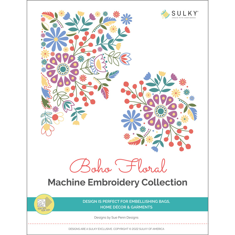 Boho Floral Machine Embroidery Design Collection Questions & Answers