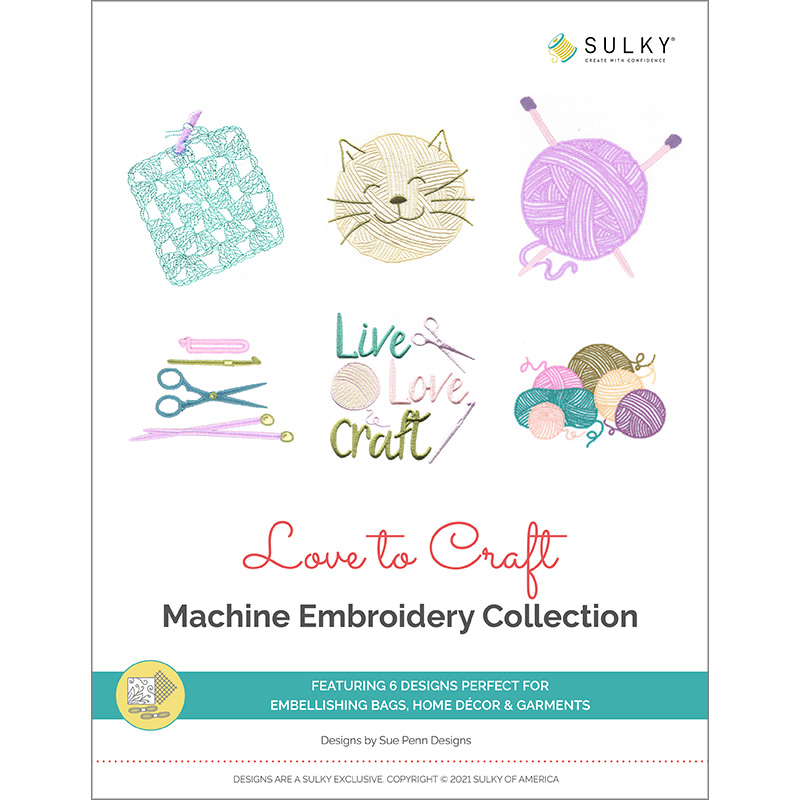 Love to Craft Machine Embroidery Design Collection - 6 Designs Questions & Answers