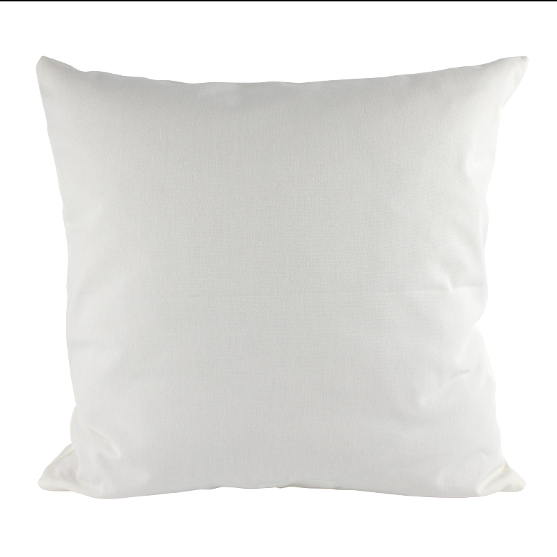 Canvas Zippered Pillow Cover - White Questions & Answers