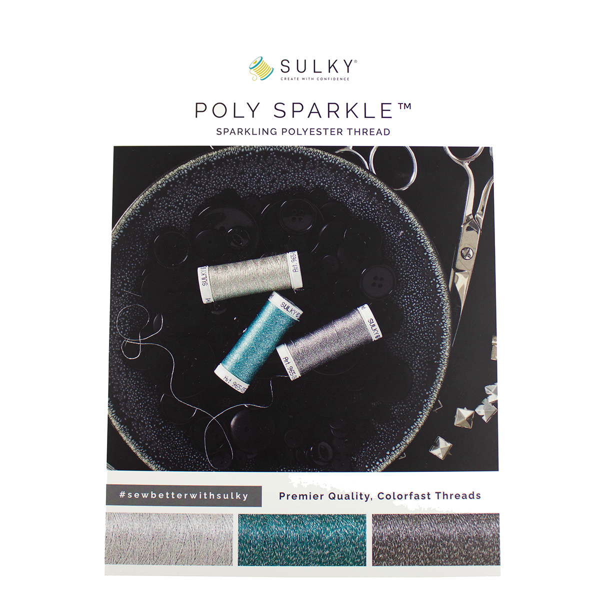 Sulky Poly Sparkle Real Thread Color Card Questions & Answers