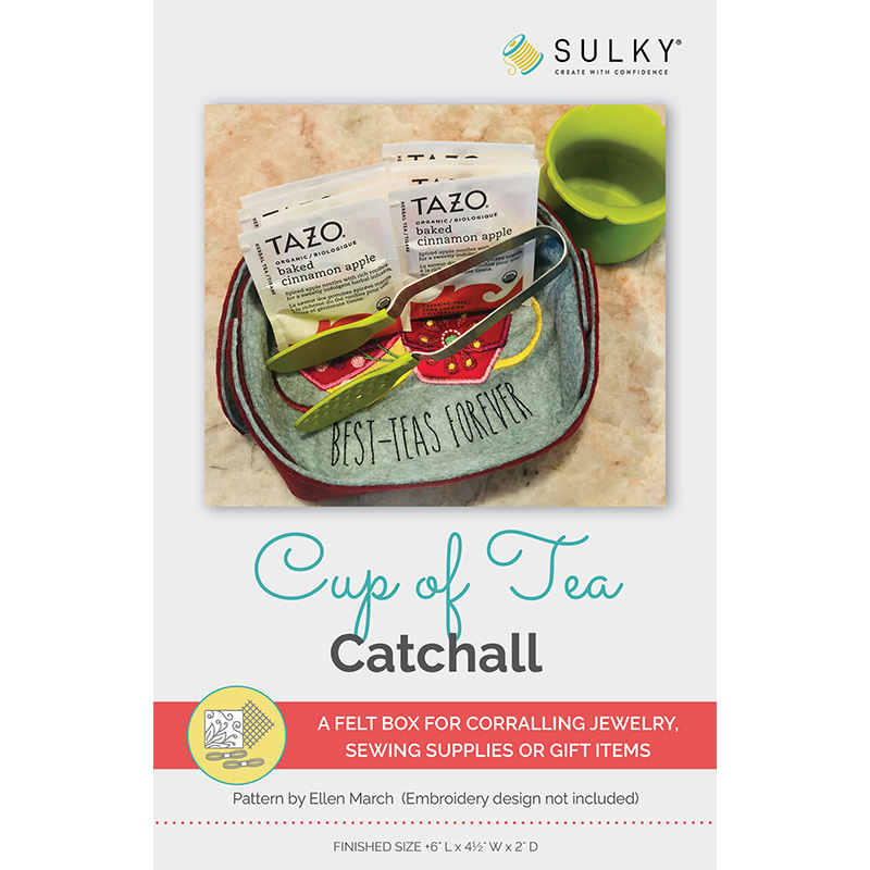 I could not find any patterns for the applique on the Tea Catchall pattern. Am I missing something?