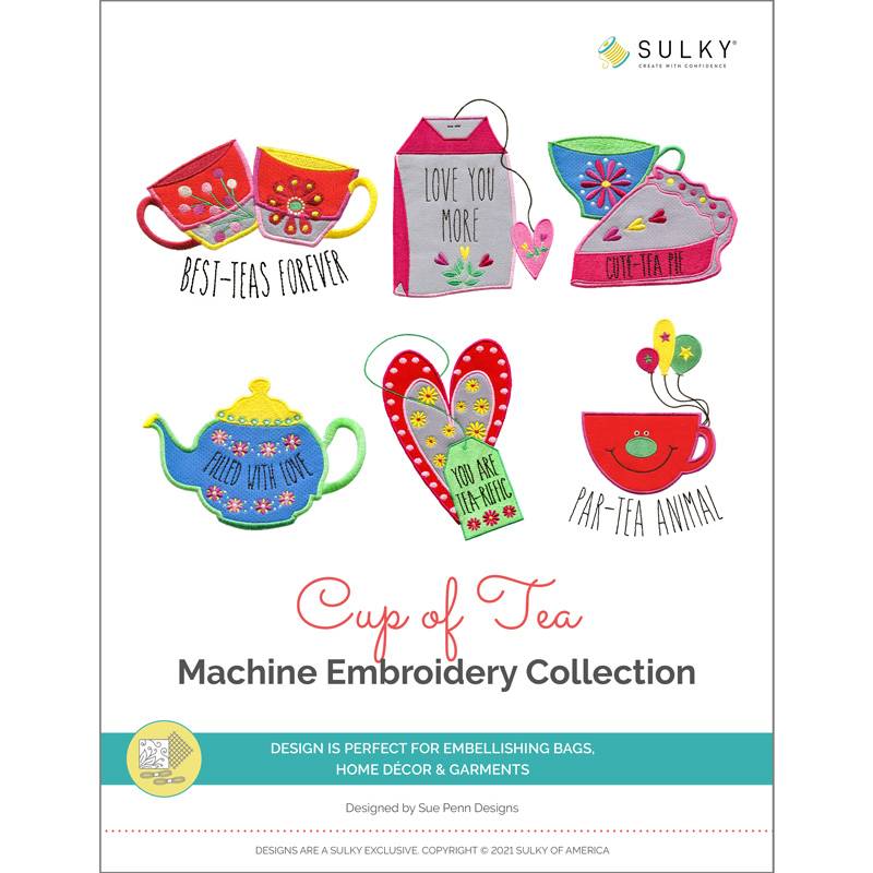 Cup of Tea Machine Embroidery Design Collection Questions & Answers