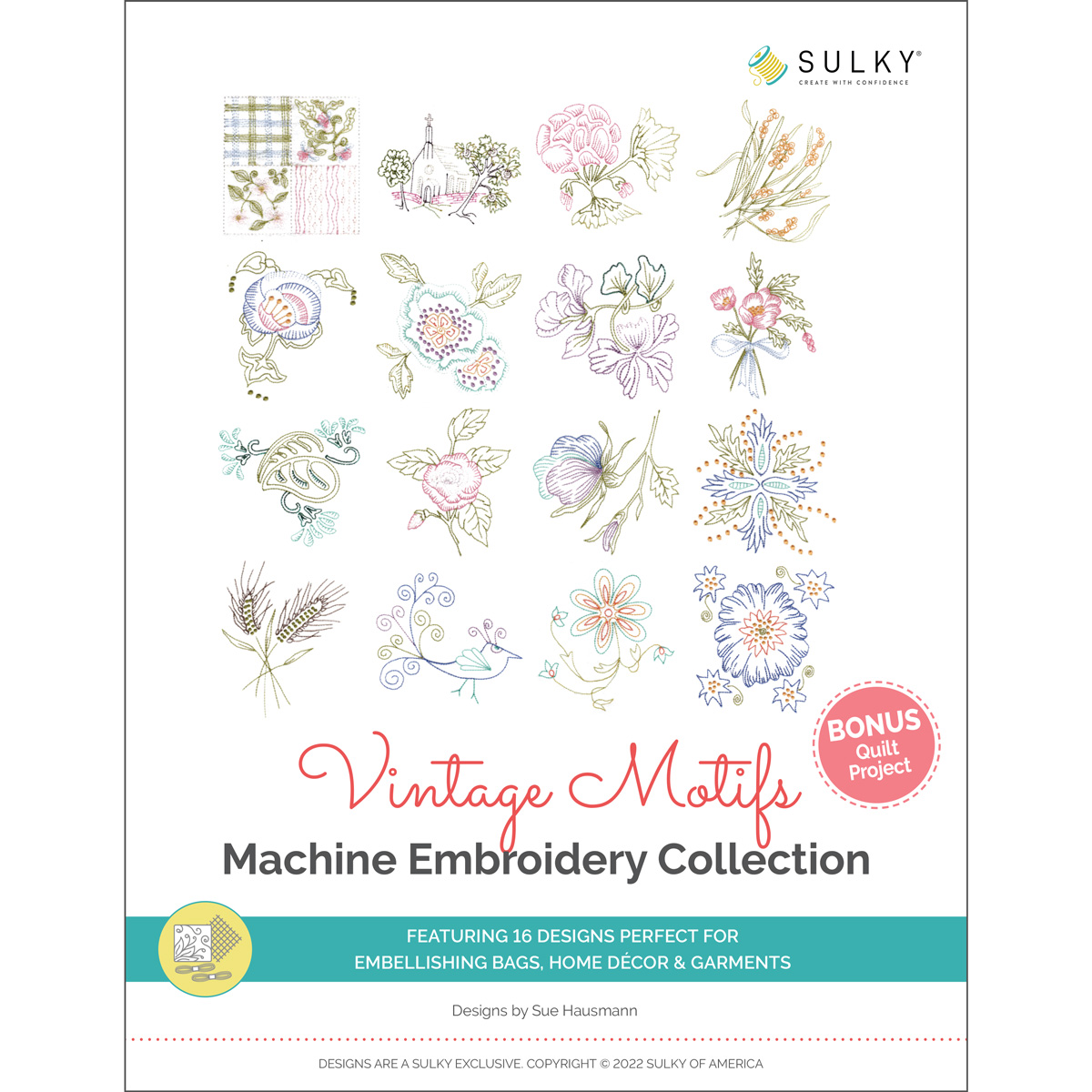 Vintage Motifs - Machine Embroidery Collection by Sue Hausmann Questions & Answers