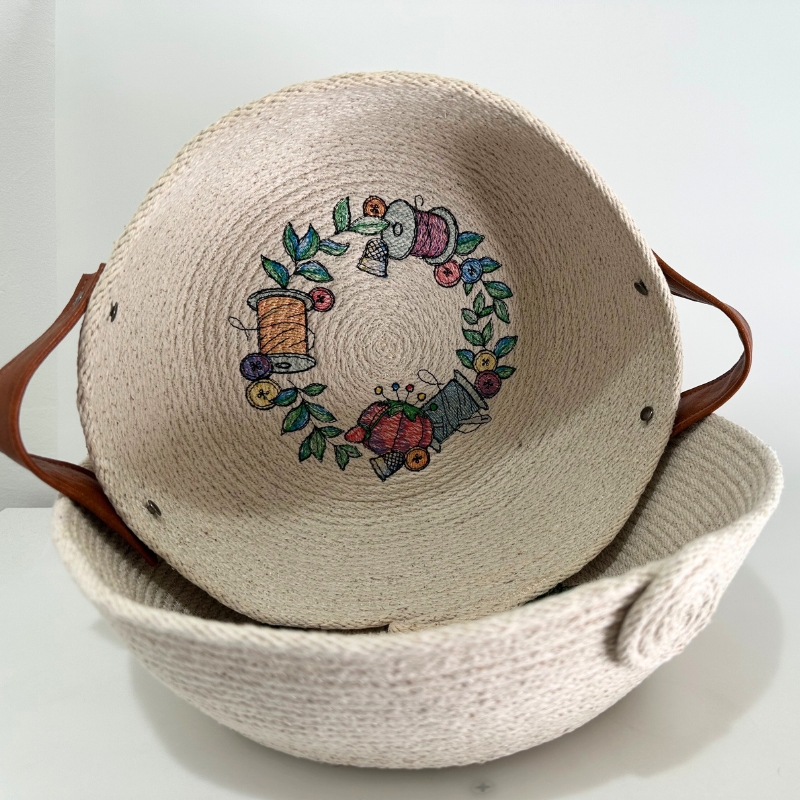Embroidered Rope Basket Kit Questions & Answers